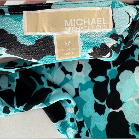 Michael Michael Kors Women's Floral Side Tie Oversized Blouse - Picture 8 of 10